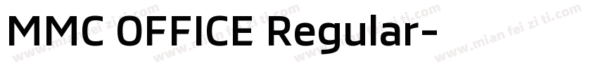 MMC OFFICE Regular字体转换